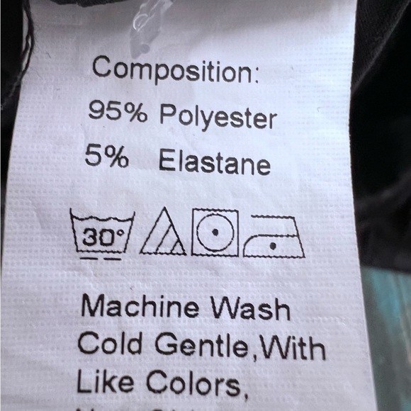 Shein Black Animal Print Leggings Size Large - Picture 6 of 6